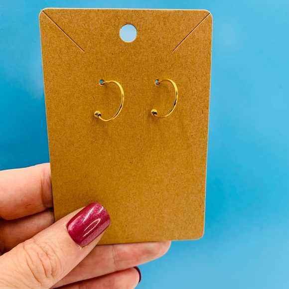 Cow skull Gold Earrings - Picture 6 of 9